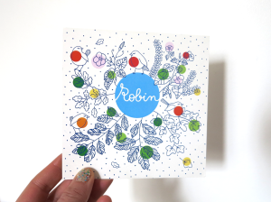 oyeah,marion rousseau,carte,card,bébé,baby girl,fille,boy,garcon,naissance,faire-part,birth announcement,flower,jungle,fleurs,its a boy,feuilles,leaves,garden,lush,print and pattern,surface design,pattern design,textile design,jardin,aquarelle,watercolour,papeterie,stationary,rouge-gorge,robin,oiseau,bird