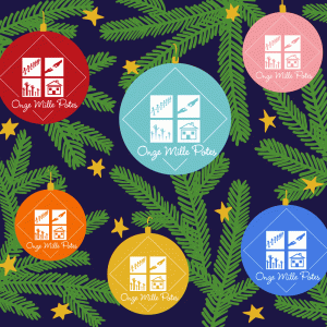 oyeah,marion rousseau,print and pattern,surface design,pattern design,prints,textile design,freelance,sur mesure,dessin,voeux,2022,seasons greetings,association,gif,11000 potes,benevolat,animation,solidarité,bagagerie,neige,carte,nouvelle annee,new year,holiday season,fetes,ornaments,baubles