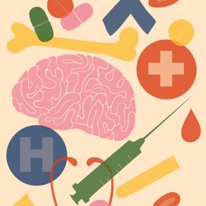 Proposition d'identité visuelle pour les 13è rencontres sur le Cancer, organisées par M&M Conseil.
