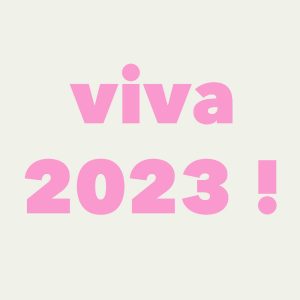 Carte de voeux 2023 gif par Oyeah Studio avec éléments décoratifs issus des motifs